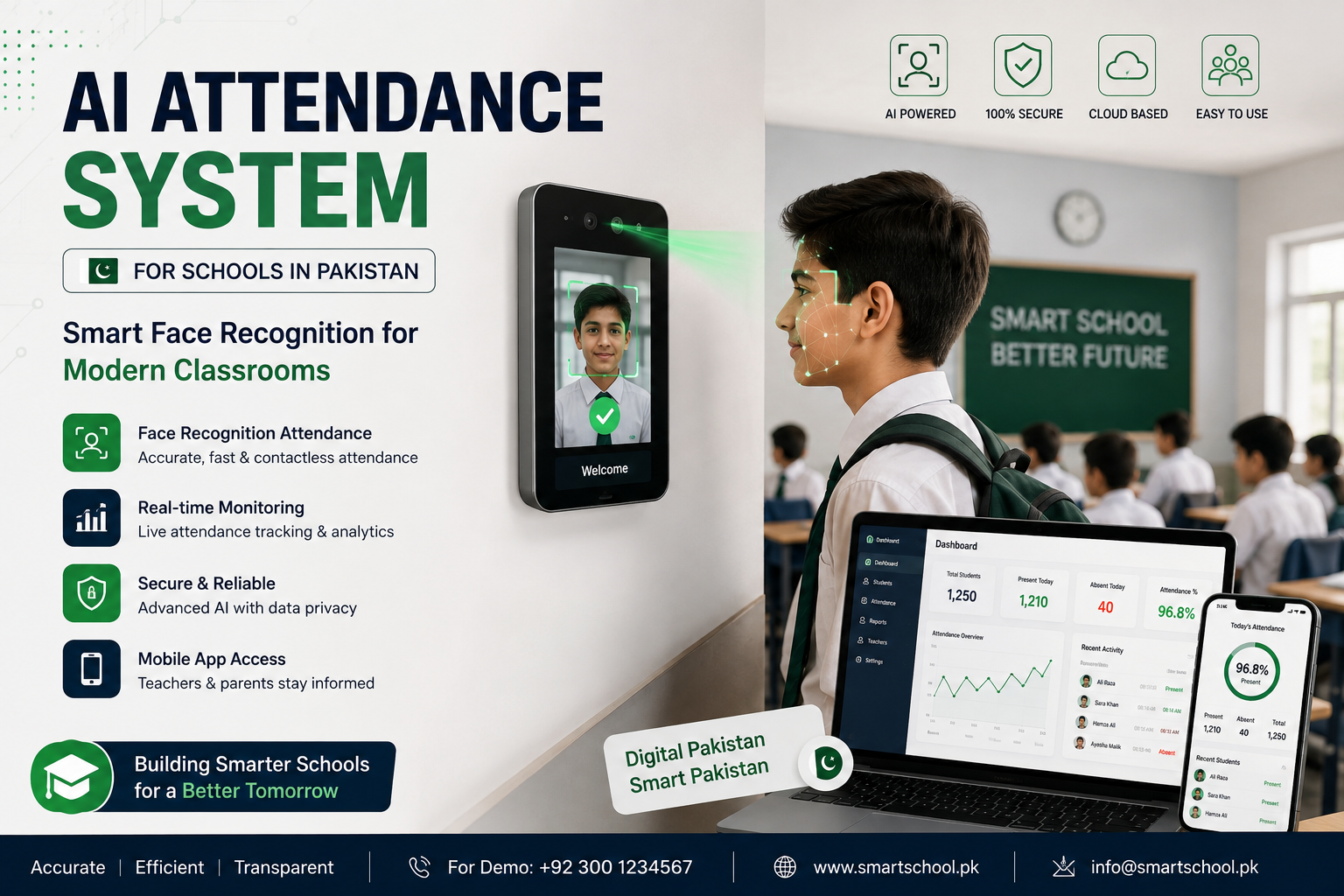 AI Attendance System for Schools in Pakistan – Smart Face Recognition for Modern Classrooms