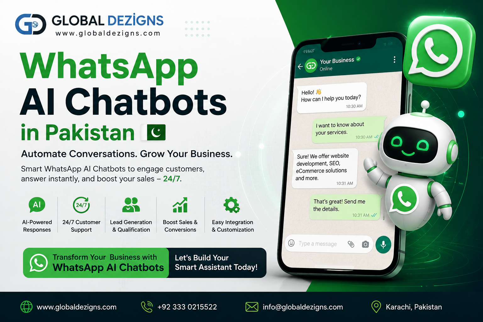 WhatsApp AI Chatbots in Pakistan