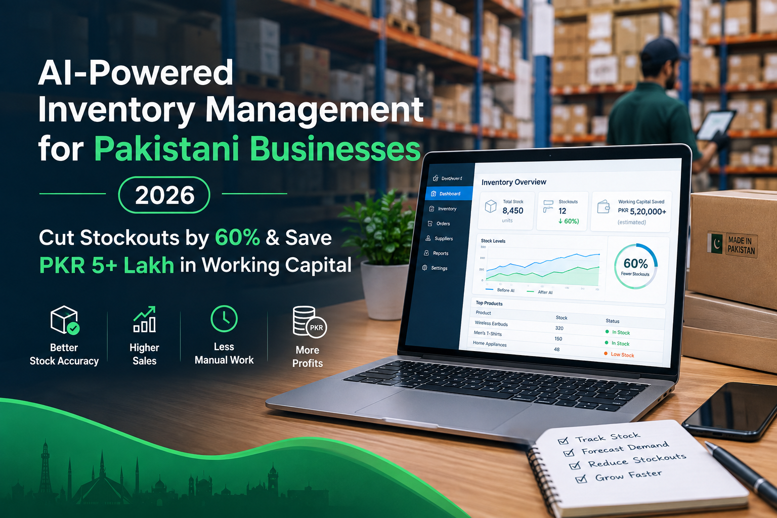 AI-powered inventory management system for Pakistani businesses in 2026