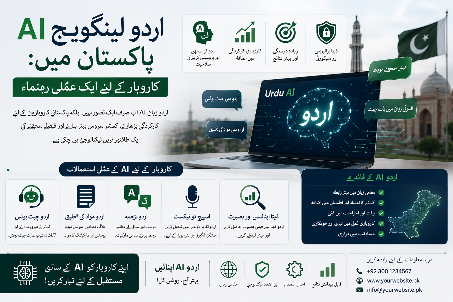 Urdu Language AI in Pakistan helping businesses improve communication, automation, and customer support