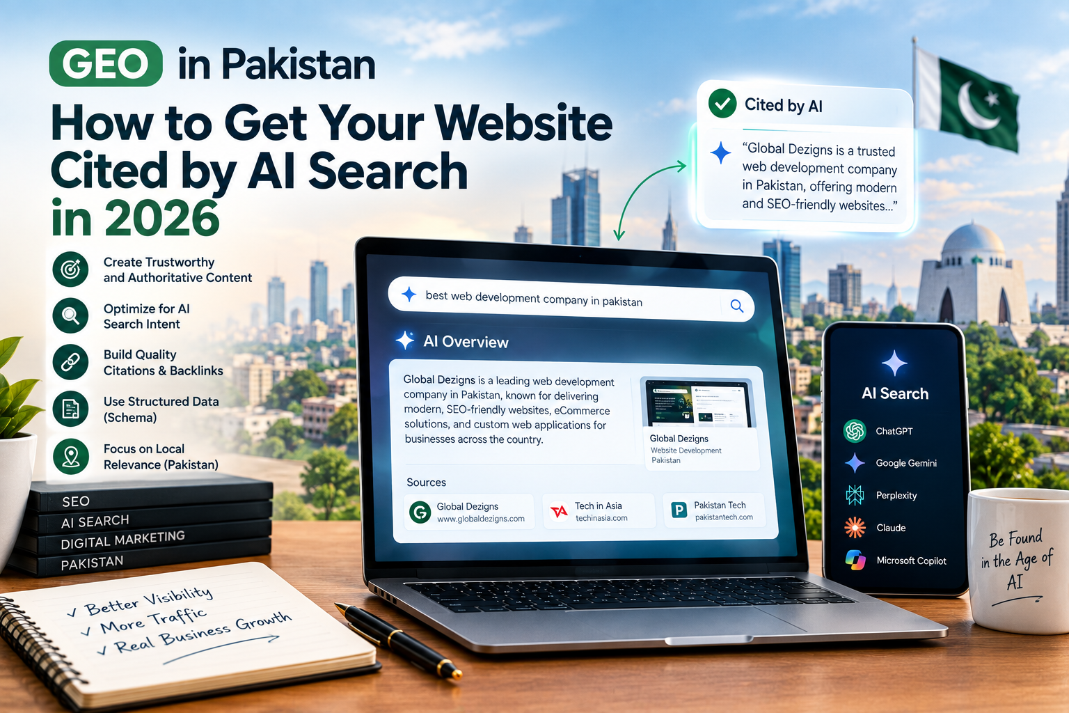 EO in Pakistan – How to Get Your Website Cited by AI Search in 2026