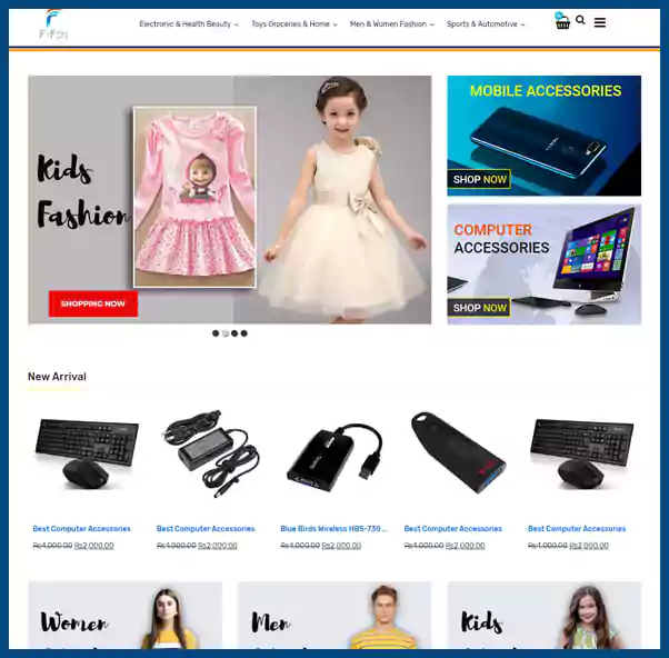 ecommerce website development company karachi